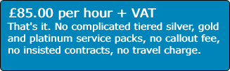 £85.00 per hour + VAT